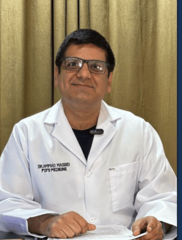 Portrait of Dr. Ammad Masood, FCPS Medicine — best physician in Bahawalpur at Healthcare Bahawalpur